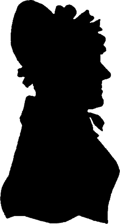 Silhouette of Etheldred Benett